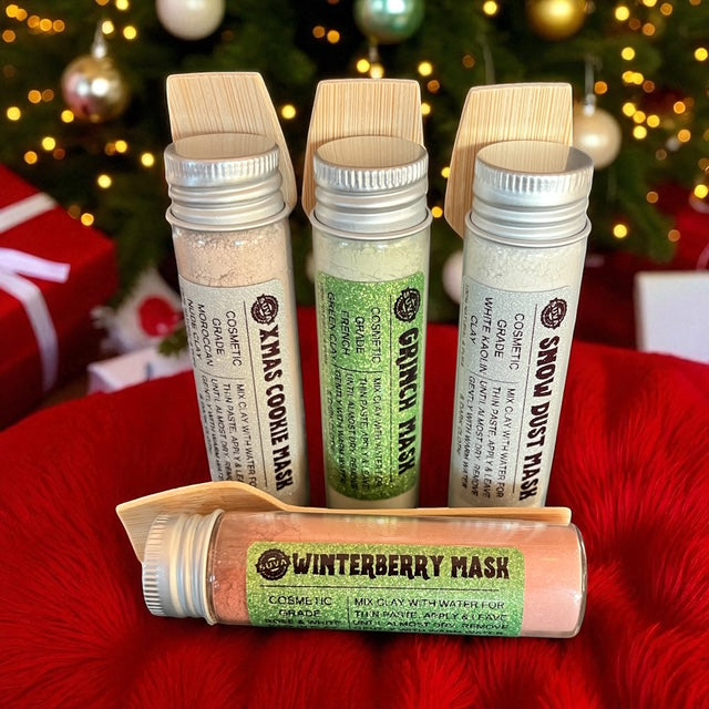 Holiday Clay Face Mask Set