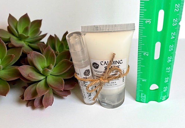 Lavender Calm Salve & Mini Pillow Spray Gift Set