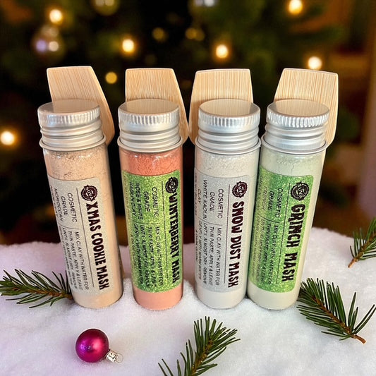 Holiday Clay Face Mask Set